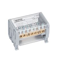 Bloc distributie bipolar MOREK, 2 bare x 7 poli, 125A, MAB2124A18
