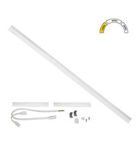 Corp de iluminat LED, interconectabil, aplicat, liniar, alb, 15W, CCT, IP44, Lumen
