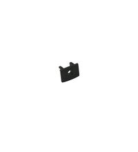 Capac terminal cu gaura pentru profil banda LED, negru, Lumen, 30-1550031