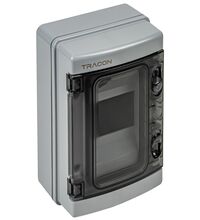 Tablou electric ABS, 4 module, aplicat, 1X4, aplicatii fotovoltaice, Tracon, IP65, EDFKIP65N41