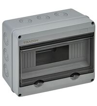 Tablou electric ABS, 12 module, aplicat, 1X12, aplicatii fotovoltaice, Tracon, IP65, EDFKIP65U121