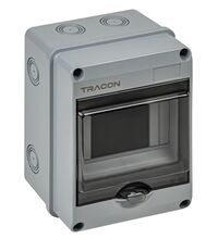 Tablou electric ABS, 5 module, aplicat, 1X5, aplicatii fotovoltaice, Tracon, IP65, EDFKIP65U51