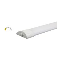 Corp de iluminat LED, cu intrerupator, aplicat, liniar, alb, 18W, CCT, IP20, Lumen