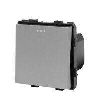 Modul intrerupator simplu, gri, Luxion