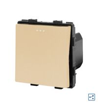 Modul intrerupator cap scara, auriu, Luxion