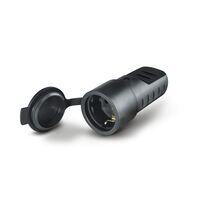 Priza mobila (Cupla) Scame, 2P+E, negru, 16A, 110.3160