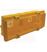 Doza de aparataj modular Dabler, incastrat, tencuiala, 7 module