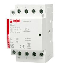 Contactor modular RELPOL, 24VAC, 63A, 2ND+2NI, RCX, 2617033
