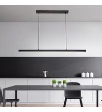 Pendul LED Rabalux Tariq, 30W, alb-negru