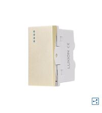 Intrerupator modular cap scara Luxion, 1M, auriu, LXI-009G