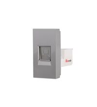 Priza modulara UTP RJ45 Luxion, 1M, argintiu, LXI-038GY