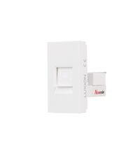 Priza modulara UTP RJ45 Luxion, 1M, alb, LXI-038W