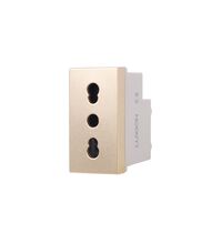 Priza modulara 2P Luxion, 1M, auriu, LXI-052G