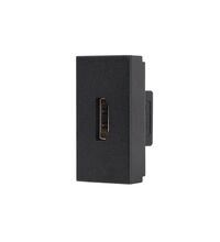 Priza modulara HDMI Luxion, 1M, negru, LXI-069B
