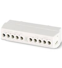 Bara terminala, izolata, 11 suruburi, Scame, 654.0358