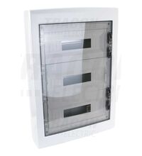 Tablou electric ABS, 54 module, aplicat, Tracon, IP40, cu usa transparenta, EDFKS-18/3