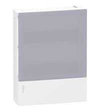 Tablou electric PVC, 24 module, aplicat, Schneider, IP40, cu usa translucida, Mini Pragma, MIP11212T