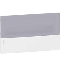 Tablou electric PVC, 18 module, incastrat, Schneider, IP40, cu usa translucida, Mini Pragma, MIP21118T