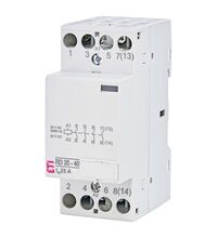 Contactor modular ETI, 24VAC/DC, 25A, 4ND, RD 25, 002464011