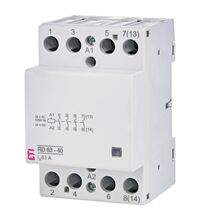 Contactor modular ETI, 24VAC/DC, 63A, 4ND, RD 40, 002464027