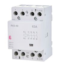 Contactor modular ETI, 24VAC/DC, 63A, 3ND+1NI, RD 63, 002464029