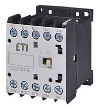 Contactor mini ETI, 24VDC, 12A, 3ND+1NI, 004641105