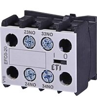 Contact auxiliar ETI, frontal, 2ND, pentru contactoare, CECO 3P, 004641520