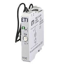 Contact auxiliar ETI, lateral temporizare ON, 3 secunde, 24-240VAC/DC, pentru contactoare, 004642730