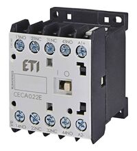 Contactor mini ETI, 24VDC, 10A, 4NI, 004646014