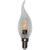 Bec LED decorativ Lumen, E14, lumanare, mata, 6W, 2800K, 720lm, tip flacara