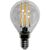 Bec LED decorativ Lumen, E14, sferic, clara, dimabil, 6W, 2800K