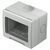 Doza de aparataj modular TEM, 3M, aplicata, gri, cu capac, IP55, Cubo, AQ30GY