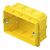 Doza de aparataj modular TEM, incastrata, tencuiala, 3 module, DM30