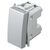 Intrerupator modular cu revenire TEM, argintiu, 1M, Modul