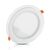 Spot LED, cu sticla, tip panel, rotund, alb, 6W, incastrat, 6400K, IP20, V-TAC