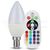 Bec LED RGB V-TAC, E14, lumanare, 3.5W, dimabil, RGB/6400K