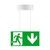 Corp de iluminat de emergenta LED, incastrat/aplicat, doua fete, 3 ore, IP65, RE2, TM Technologie