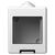 Doza de aparataj modular TEM, 2M, aplicata, alb, cu capac, IP55, Cubo, AQ20PW