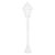 Stalp iluminat exterior parcuri, ornamental, alb, 1.1ml, E27, 8.5W, Fumagalli, Anna, FM-A151