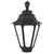 Stalp iluminat exterior gradina ornamental, tip felinar, negru, 2.5ml, 2X8.5W, cu intrerupator, Fumagalli, Rut