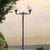 Stalp iluminat exterior parcuri ornamental, tip glob, negru, 4.69ml, 2XE27, Fumagalli, Glob 400