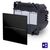 Intrerupator cap cruce Touch Luxus-Time, incastrat, negru, IP20, LX-701S-12