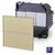 Intrerupator triplu Touch Luxus-Time, incastrat, auriu, IP20, LX-703-13