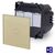 Intrerupator cap cruce Touch Luxus-Time, incastrat, auriu, IP20, P-701S-13