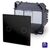 Intrerupator dublu Touch Luxus-Time, incastrat, negru, IP20, P-702-12