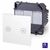 Intrerupator Touch jaluzele Luxus-Time, incastrat, alb, IP20, P-702W-11