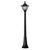 Stalp iluminat exterior gradina ornamental, tip felinar, negru, 1.83ml, 6.5W, Fumagalli, Artu'/Golia