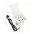 Multipriza 1 post GTV, 1x2P+E+2xUSB, capac, alb, 16A, AE-GM1SFLI-10
