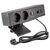 Multipriza 2 posturi GTV, 2x2P+E+2xUSB+1xHDMI+1xRJ45, negru, 16A, AE-GM2SBAR-20