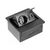 Multipriza 1 post GTV, 1x2P+E+2xUSB, rabatabila, negru, 16A, AE-PB1SAVA-20N